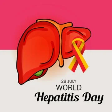 World Hepatitis Day. Stock Illustration