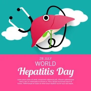 World Hepatitis Day. Stock Illustration