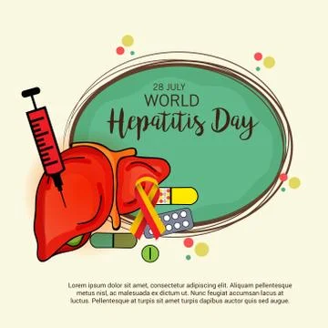 World Hepatitis Day. Stock Illustration