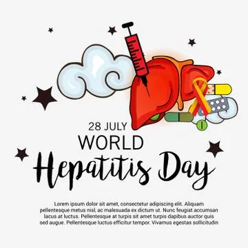 World Hepatitis Day. Stock Illustration