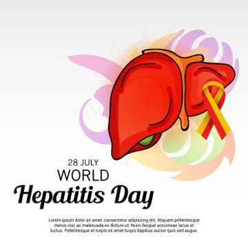 World Hepatitis Day. Stock Illustration