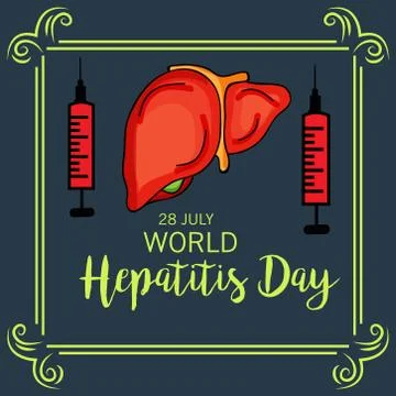 World Hepatitis Day. Stock Illustration