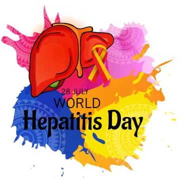 World Hepatitis Day. Stock Illustration