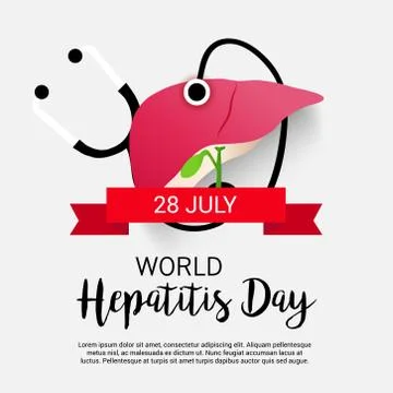 World Hepatitis Day. Stock Illustration