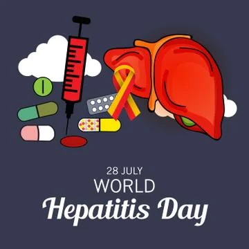 World Hepatitis Day. Stock Illustration