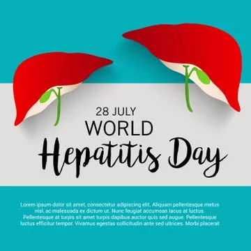 World Hepatitis Day. Stock-Illustration