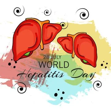 World Hepatitis Day. Stock Illustration
