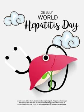 World Hepatitis Day. Stock Illustration