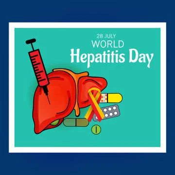 World Hepatitis Day. Stock Illustration