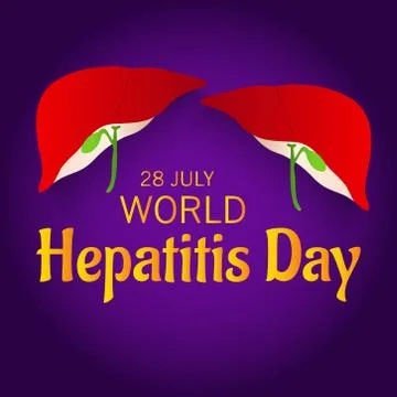 World Hepatitis Day. Illustrazione stock