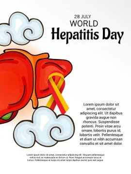 World Hepatitis Day. Stock Illustration