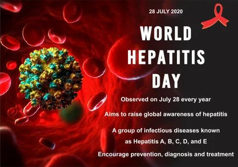 World Hepatitis Day.. Stock Illustration
