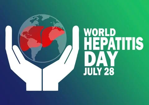 World Hepatitis Day Vector Illustration Stockillustratie