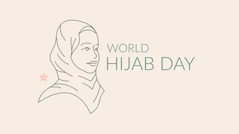 World Hijab Day 스톡 동영상 335639464