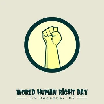 World Human Right Day Stock Illustration