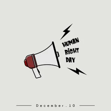 World Human Right Day Stock Illustration
