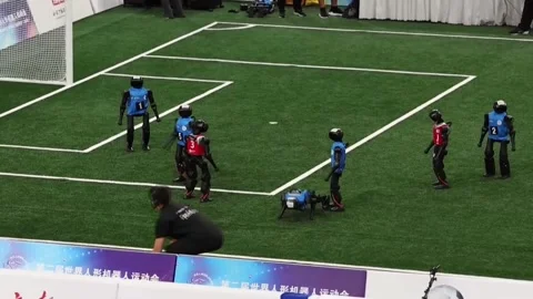 World Humanoid Robot Games conclude second edition in Beijing, CHINA, CN - 26 Au Stock Footage 343628397