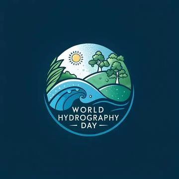 World Hydrography Day Stock Illustration