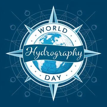 World Hydrography Day Stock Illustration