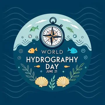 World Hydrography Day Stock Illustration
