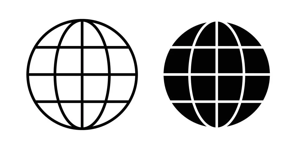 World icon Illustration set. Vector Eps10 for apps Stock Illustration