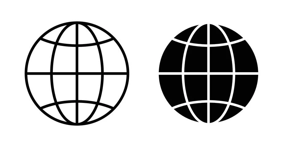 World icon Illustration set. Vector Eps10 for apps Stock Illustration