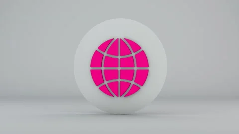 World Icon Loop 05 Stock Footage 151836081