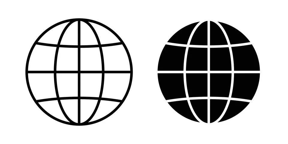World icon vector editable eps10 Stock Illustration
