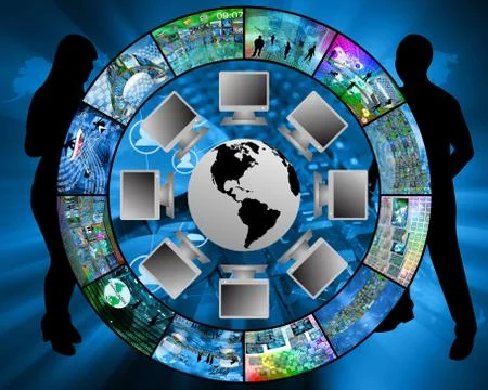 The world Stockillustratie