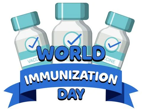 World immunization day banner design Stock Illustration