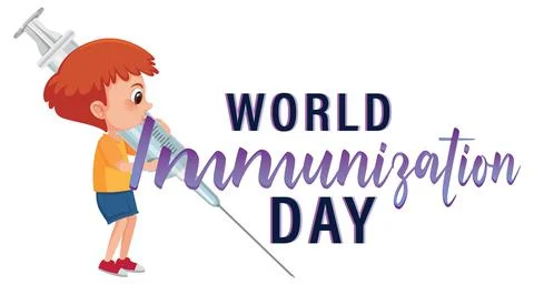 World immunization day banner design Stock Illustration