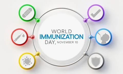 WORLD IMMUNIZATION DAY Stock Illustration