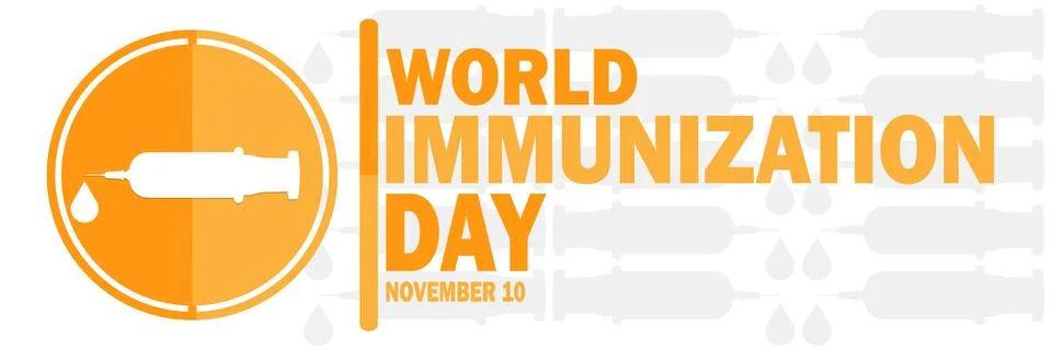 World Immunization Day Stock-Illustration