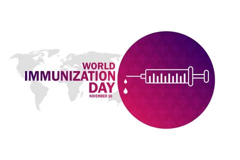 World Immunization Day, Modern background Stock Illustration