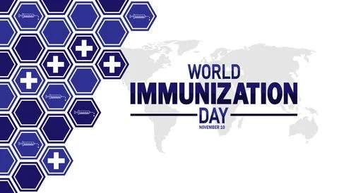 World Immunization Day Modern Template Design Illustration Stock Illustration