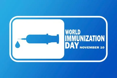 World Immunization Day Vector illustration Illustrazione stock