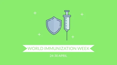 World Immunization Week Vídeo Stock 335607479