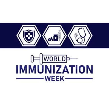 World Immunization Week Ilustración de archivo