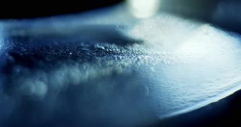 The World Inside the Crystal. Refraction of Light Through a Glass. Stock Footage 149526008