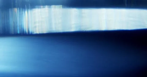 The World Inside the Crystal. Refraction of Light Through a Glass. Stock Footage 149526293