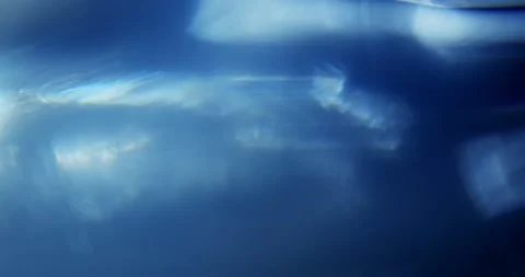 The World Inside the Crystal. Refraction of Light Through a Glass. Stock Footage 149526397