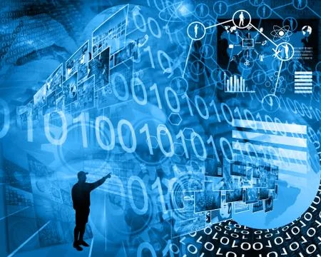 World of internet 스톡 일러스트