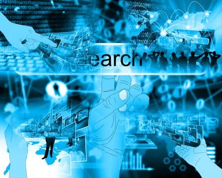 World of internet Stock Illustration