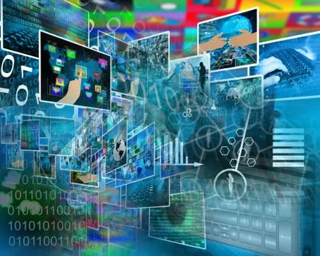 World of internet Stock Illustration