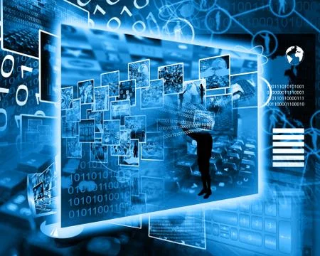 World of internet Stock Illustration