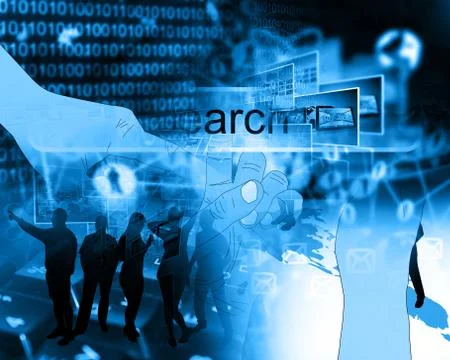 World of internet Stockillustratie