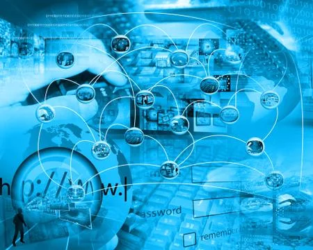 World of internet Stock Illustration