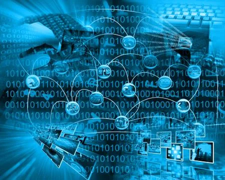 World of internet Stock Illustration