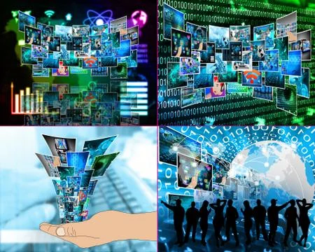 World of internet Stock Illustration