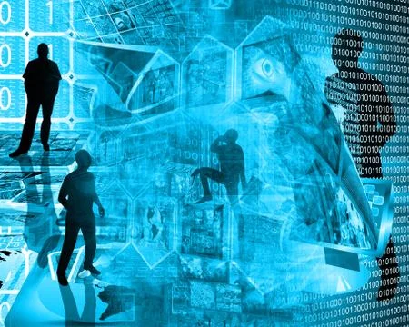 World of internet Stock Illustration